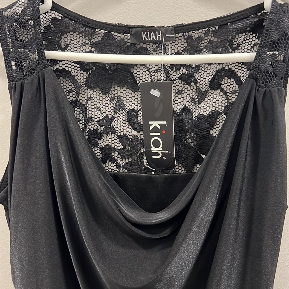 Drape Neck Top - Picture 4 of 5